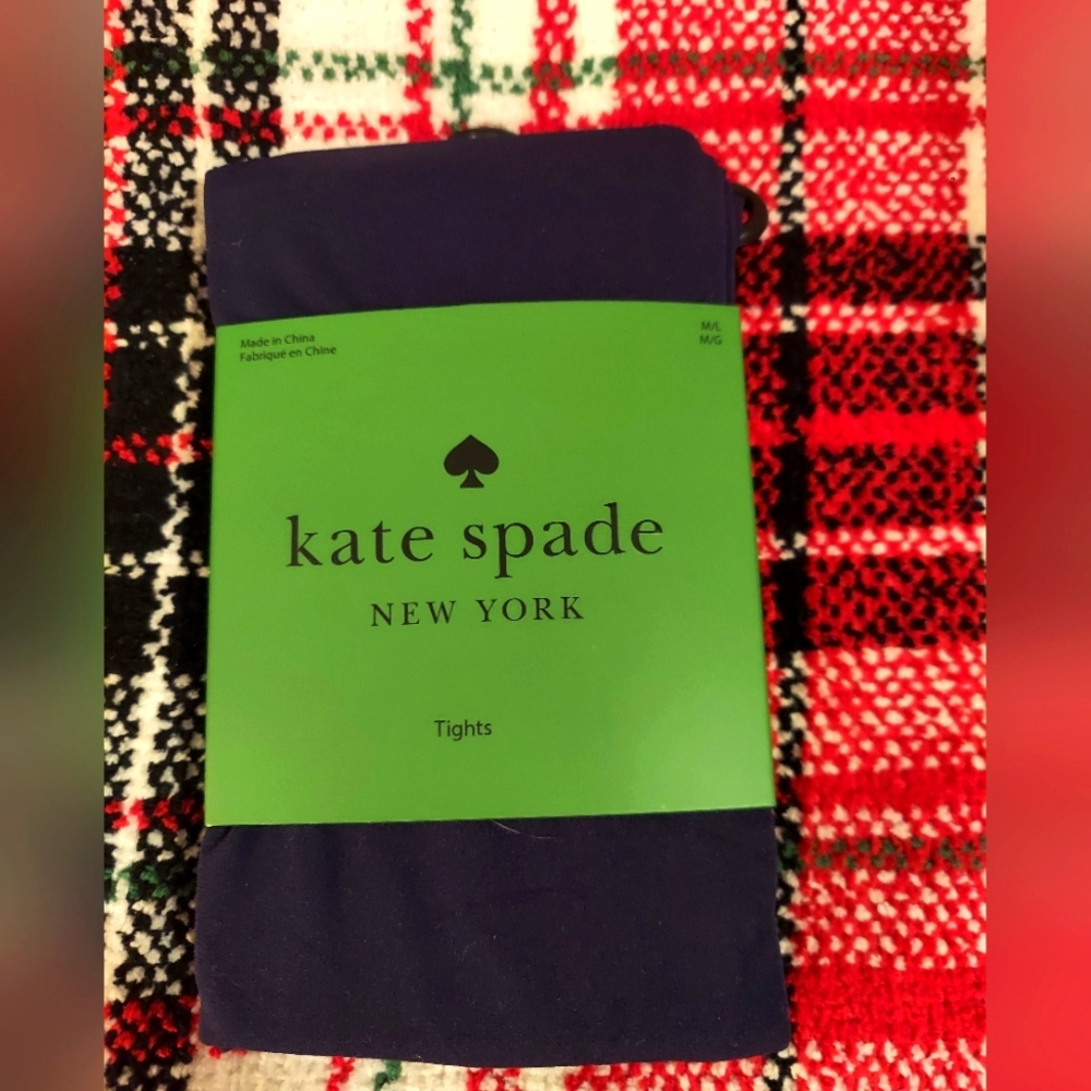 One Pair Navy tights NWT